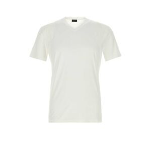 Gucci Men White Stretch Jersey T-Shirt